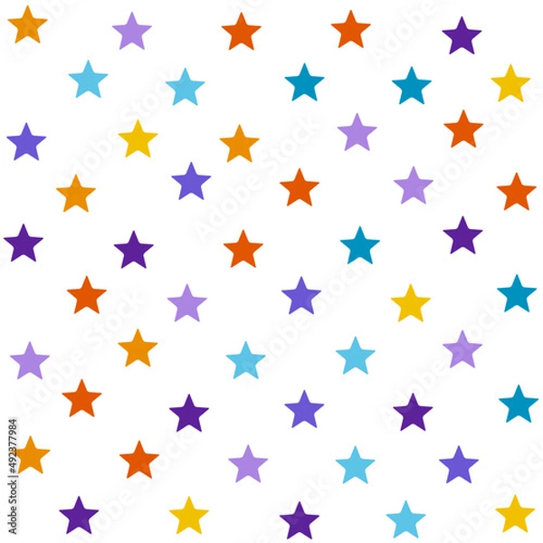 Fototapeta color star pattern symbol background