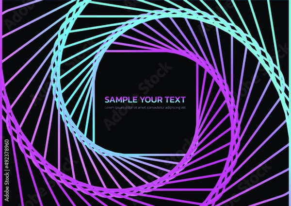 Obraz Abstract background, gradient colorful stripes, modern pattern.