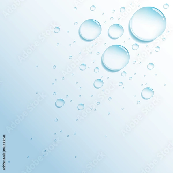 Obraz water droplets
