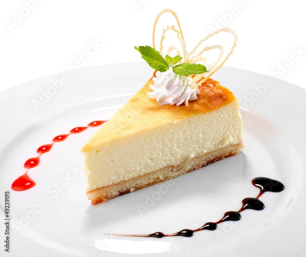 Obraz cheesecake studio shot