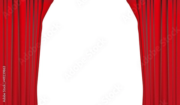 Obraz Curtain Vector