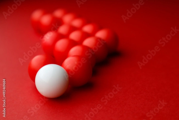 Obraz red and white pills