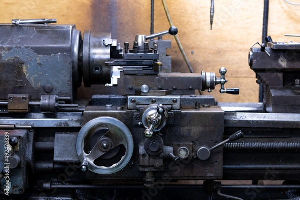 Fototapeta 旋盤・工業機械