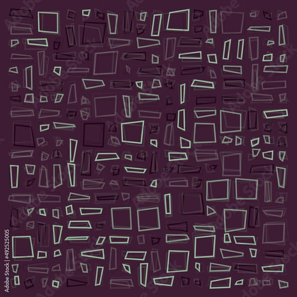Obraz Offset Quads generative art background art illustration