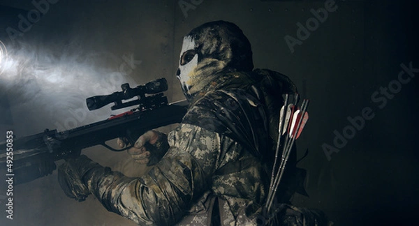 Obraz fighter with a crossbow 