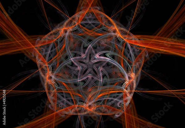 Fototapeta Atom structure.