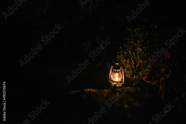 Fototapeta 夜のランタン