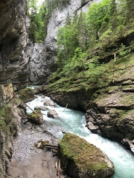 Fototapeta Breitachklamm