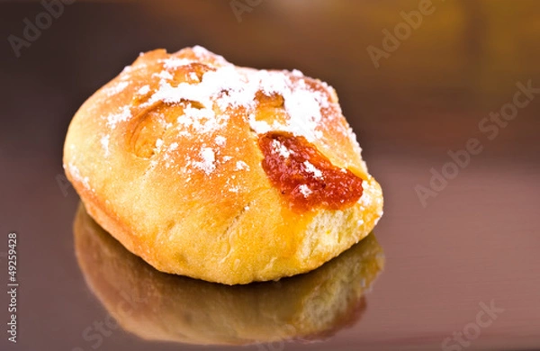 Obraz Bun with jam