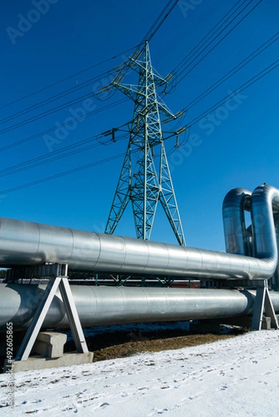 Obraz Heat transmission in winter