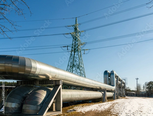 Obraz Heat transmission in winter