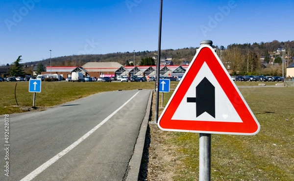 Obraz Panneau de route prioritaire