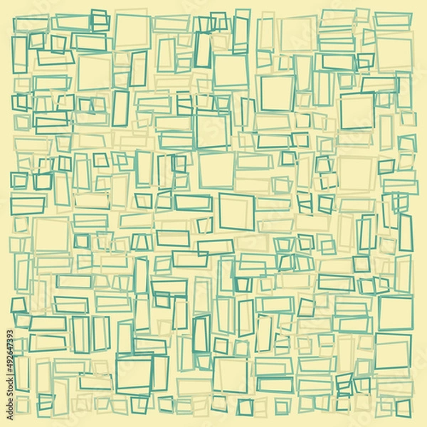 Obraz Offset Quads generative art background art illustration