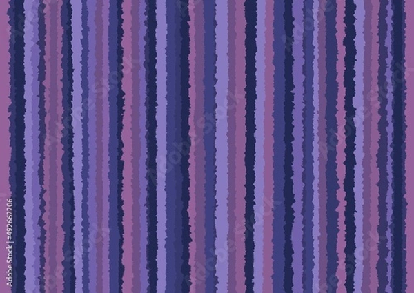 Obraz Blue lilac violet striped background. Classic geometric pattern of straight lines. striped texture. Space for creative ideas and graphic design.