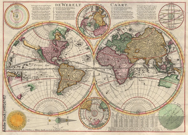 Fototapeta Mapa świata