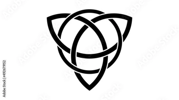 Fototapeta Basic Celtic Knot Stencil