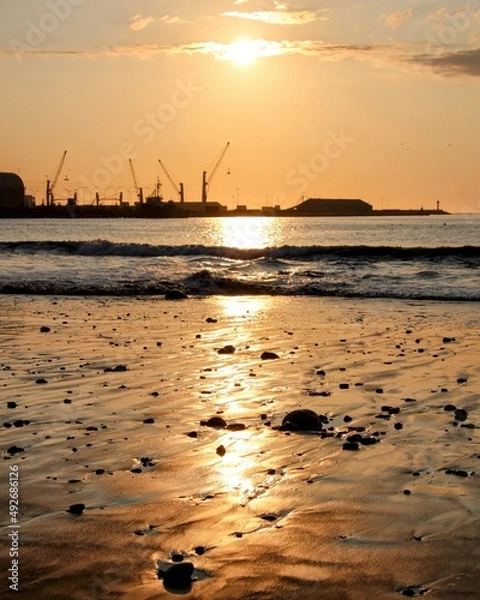 Obraz sunset on the beach