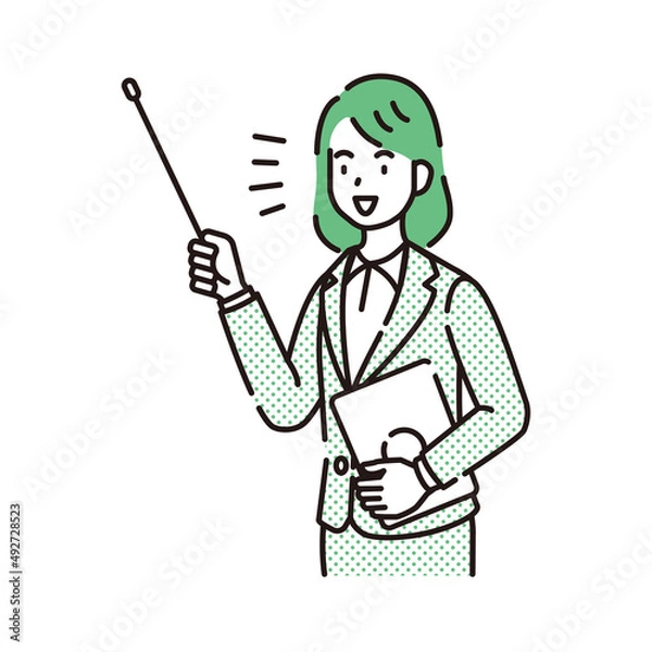 Fototapeta 線画人物