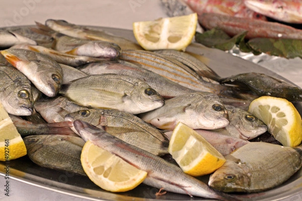 Obraz Vassoio di pesce