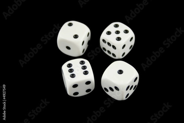 Fototapeta All Sevens dice