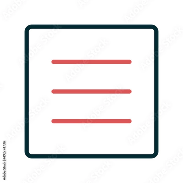 Fototapeta Menu Icon