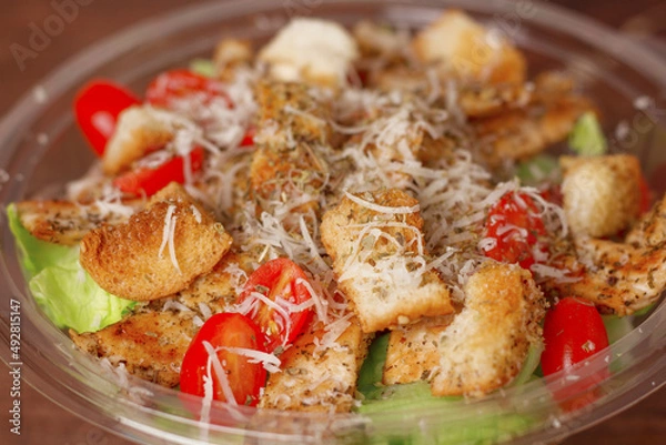 Obraz chicken caesar salad