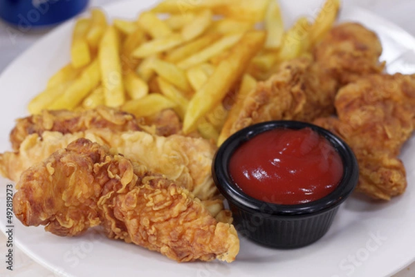 Obraz crispy and fries