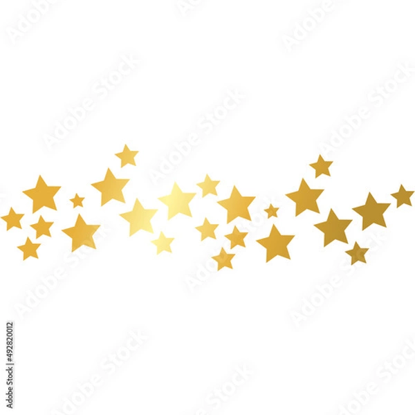 Obraz golden stars divider
