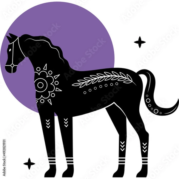 Obraz horse artistic illustration