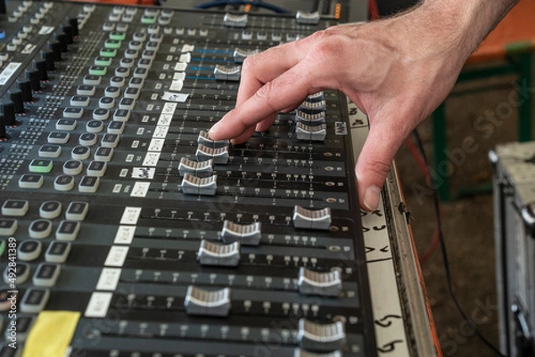 Obraz Mischpult