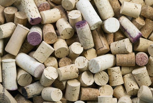 Obraz Wine corks background