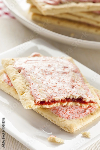 Obraz Hot Strawberry Toaster Pastry