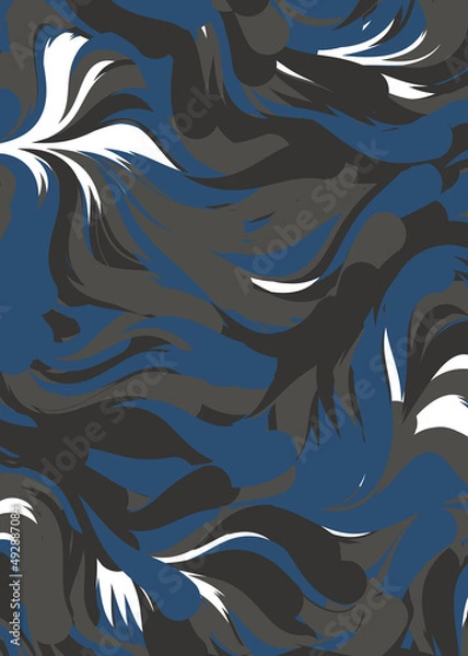Obraz Abstract Perlin Noise Geometric Pattern generative computational art illustration