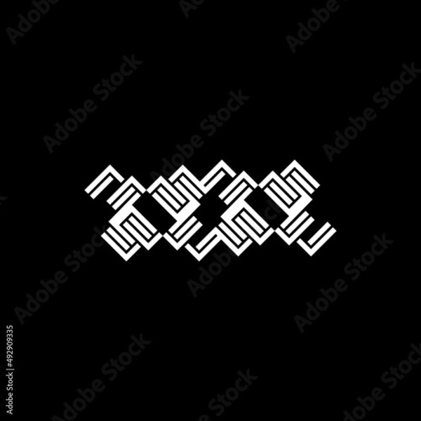 Obraz abstract flat line dynamic corporate