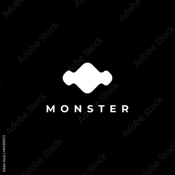 Obraz abstract simple m tech corporate mark logo design