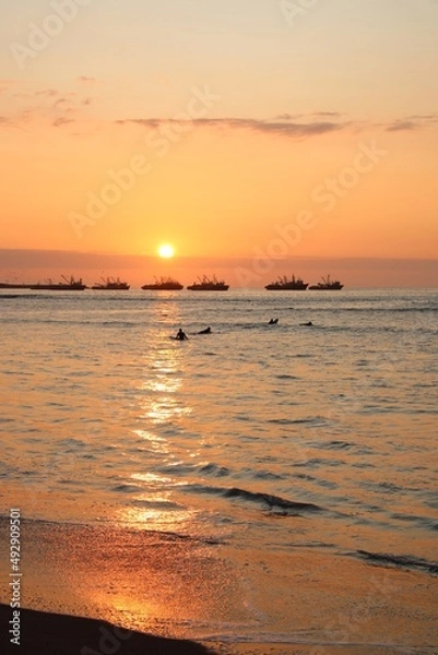 Obraz sunset on the beach