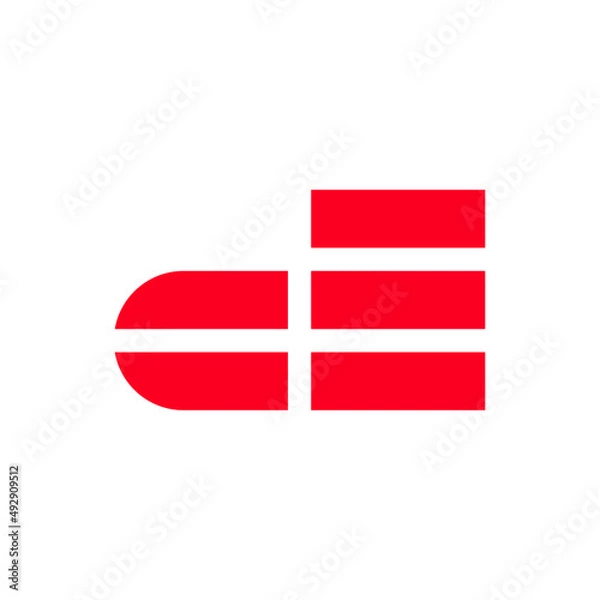 Obraz abstract simple corporate mark logo design