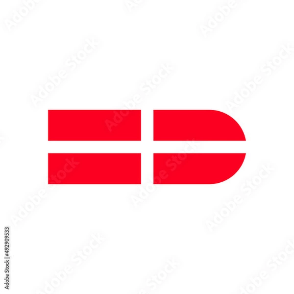 Obraz abstract simple corporate mark logo design