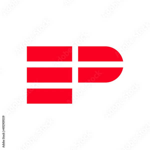 Obraz abstract simple corporate mark logo design