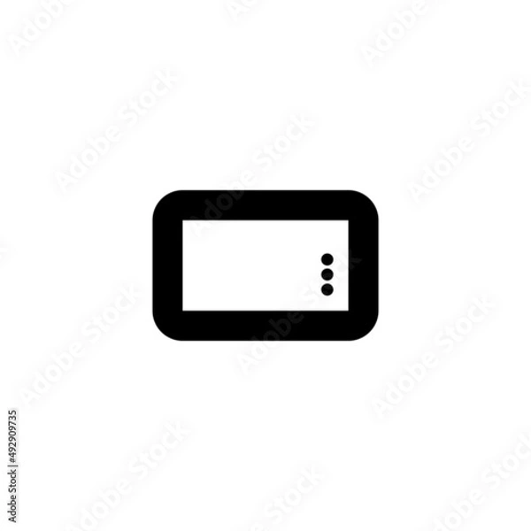 Obraz minimal icon line oven flat