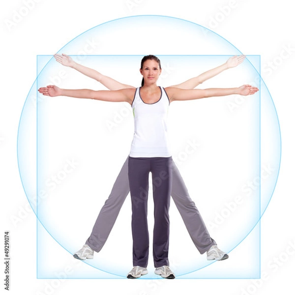 Obraz Vitruvius woman