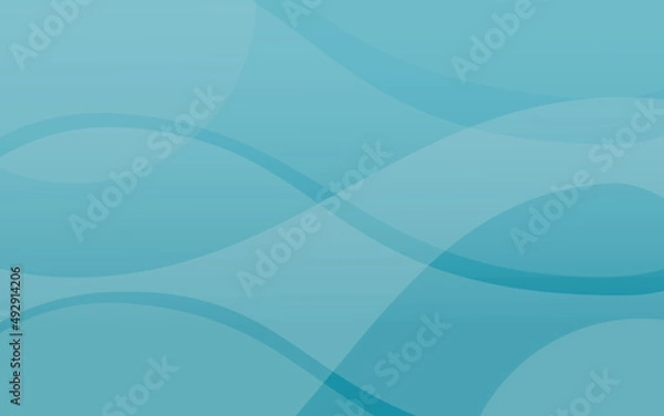 Obraz Blue wave vector background for graphic design usage.