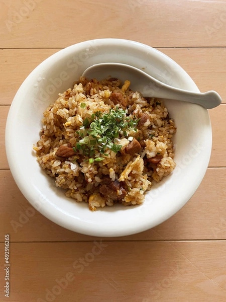 Obraz 豚肉の角煮チャーハン