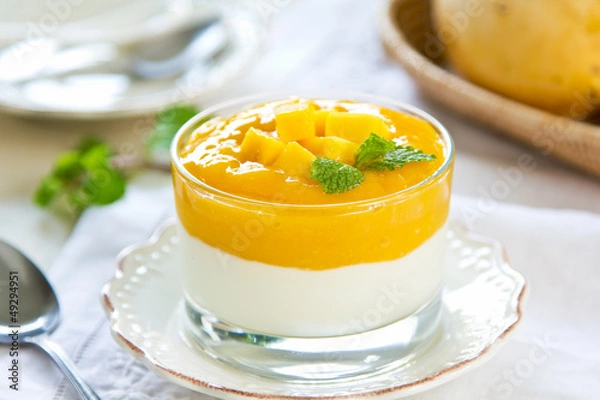 Obraz Mango  yogurt