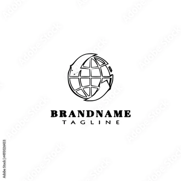 Fototapeta internet logo icon design template vector illustration