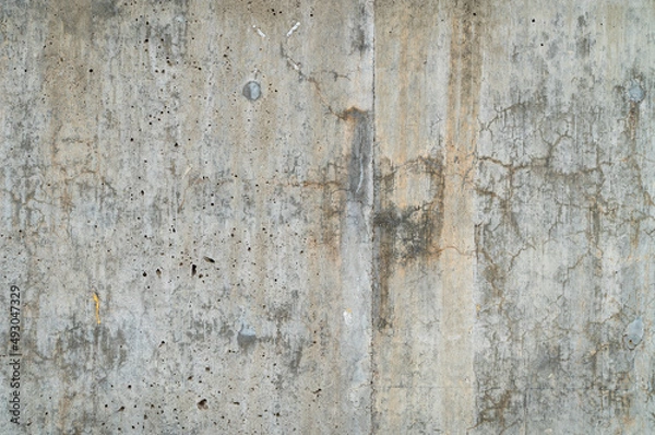 Fototapeta texture of old gray grunge concrete wall for background