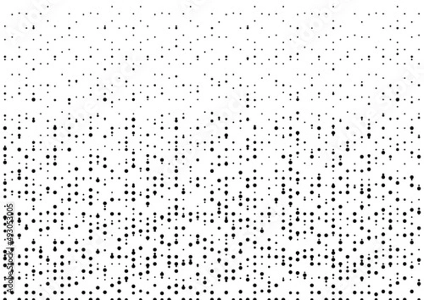 Fototapeta 白黒のドットパターン　001
