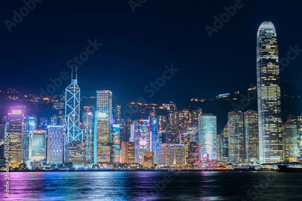 Obraz 香港の夜景