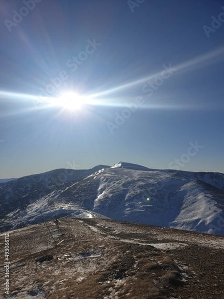 Obraz snow covered mountains