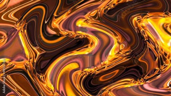 Fototapeta Otherworldly Visions. Extraterrestrial images, illusions, textures, and imaginary patterns.